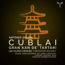 (2CD)薩里耶瑞: 歌劇(忽必烈,韃靼大汗) 克里斯多夫.胡賽 指揮 抒情天才古樂團 那慕爾室內合唱團	Les Talens Lyriques / Salieri: Cublai, gran kan de' Tartari