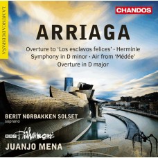 亞瑞格: 交響曲/清唱劇 璜侯．梅納 指揮 BBC愛樂管弦樂團 	Juanjo Mena / Arriaga: Symphony & Herminie
