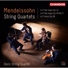 孟德爾頌: 弦樂四重奏全集(1), 第1.5.6號 多利克弦樂四重奏	Doric String Quartet / Mendelssohn: Complete String Quartets, Vol. 1