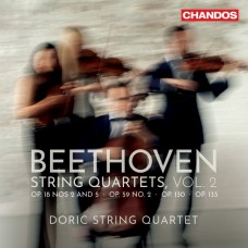 (2CD)貝多芬: 弦樂四重奏第二集,作品18,59,130,133 多利克弦樂四重奏	Doric String Quartet / Beethoven: String Quartets,Vol. 2