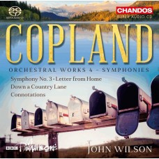 柯普蘭:管絃樂作品,第四集 約翰．威爾森 指揮  BBC愛樂管弦樂團	John Wilson / Copland: Symphonies, Vol. 4