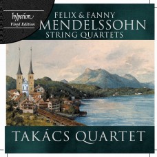 (黑膠) 費利克斯與芳妮.孟德爾頌: 弦樂四重奏 塔卡許四重奏	(LP) Takacs Quartet / Felix & Fanny Mendelssohn: String Quartets