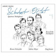 舒伯特:八重奏F大調,作品D803 莫迪里亞尼弦樂四重奏	Quatuor Modigliani / Schubert: Octet