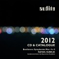 貝多芬：第4,5號交響曲(CD+2012目錄) audite catalogue 2012 & CD - Beethoven: Symphonies Nos. 4 & 5
