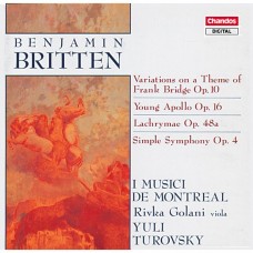 (絕版)布列頓:布瑞基變奏曲/年輕的阿波蘿 / Britten: Variations on a Theme of Fr....
