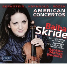 伯恩斯坦/康果爾德/羅薩 小提協奏曲集 貝芭．絲凱德 小提琴	Baiba Skride / American Concertos