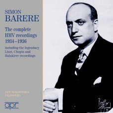 賽門巴瑞爾：1934-36年HMV錄音全集 Simon Barere / The complete HMV recordin