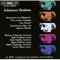 布拉姆斯：給聲樂&鋼琴的作品集　Brahms：Songs