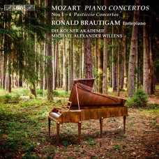 莫札特：第1～4號鋼琴協奏曲集 (羅納德 布勞提岡, 古鋼琴)　Mozart：Piano Concertos Nos. 1-4 (Ronald Brautigam)