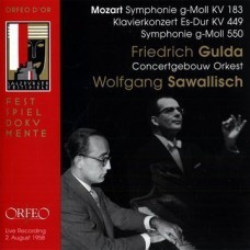 莫札特：第14號鋼琴協奏曲＆第25、40號交響曲(1958.8.2薩爾茲堡音樂節現場錄音)　Sawallisch conducts Mozart  Live Recording 1958