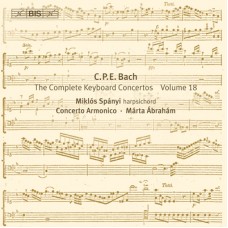 CPE巴哈：鍵盤協奏曲第18集　C P E Bach：Keyboard Concertos, Vol.18