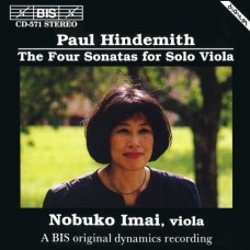 亨德密特：四首《無伴奏中提琴奏鳴曲》Hindemith：Sonata for Solo Viola