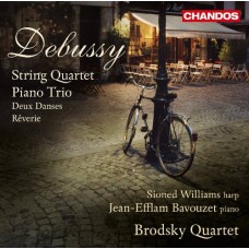 德布西：弦樂四重奏、鋼琴三重奏　Debussy：String Quartet & Piano Trio(Bavouzet 巴佛傑, 鋼琴)