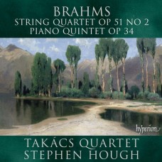 布拉姆斯：弦樂五重奏、鋼琴五重奏　Brahms：String Quartet Op. 51 No. 2、Piano Quintet Op. 34