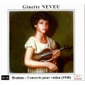 吉奈.努芙演奏布拉姆斯小提琴協奏曲 Brahms - Violin ncerto (Ginette Neveu)
