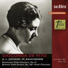 喬康妲．迪薇托演奏貝多芬、布拉姆斯＆ 維塔利　Gioconda de Vito: Beethoven, Brahms & Vitali
