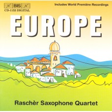 歐洲薩克斯風四重奏作品 (拉榭爾薩克斯風四重奏)　Europe (Raschèr Saxophone Quartet)