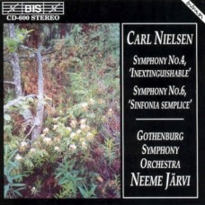 尼爾森：第四、六號交響曲　Nielsen：Symphonies 4 & 6 (N. Jarvi)