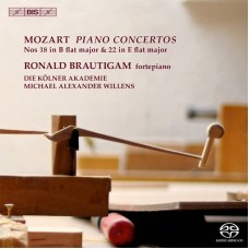 莫札特：第18、22號鋼琴協奏曲　Mozart：Piano Concertos Nos 18 & 22
