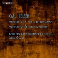 尼爾森：第二號交響曲「四種氣質」、第六號交響曲「簡潔」　Nielsen：Symphony No. 2 ‘The Four Temperaments’ 、Symphony No. 6 ‘Sinfonia Semplice’