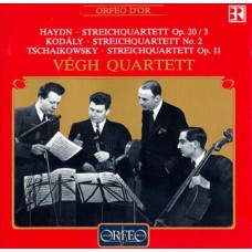 海頓、高大宜 & 柴可夫斯基：弦樂四重奏　Haydn、Kodály & Tchaikovsky：String Quartets (Végh Quartet)