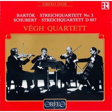 巴爾托克：第3號弦樂四重奏 | 舒伯特：第15號弦樂四重奏　Bartók：String Quartet No. 3 | Schubert：String Quartet No. 15 (Végh Quartet)