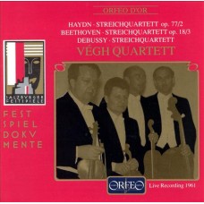 貝多芬、德布西 & 海頓：弦樂四重奏　Beethoven、Debussy & Haydn：String Quartets (Végh Quartet)