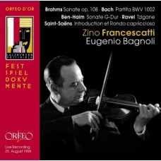 富蘭契斯卡第1958年薩爾茲堡音樂節現場　Zino Francescatti Live Recording Salzburg 1958