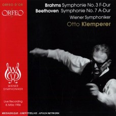 貝多芬：第七號交響曲、布拉姆斯：第三號交響曲　Beethoven：Symphony No. 7　Brahms：Symphony No. 3 (O. Klemperer)