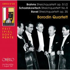 包羅定四重奏1980年薩爾茲堡音樂節現場 - 布拉姆斯、蕭士塔高維契、拉威爾　Borodin Quartet: Salzburg Festival 1980. Brahms, Shostakovich, Ravel