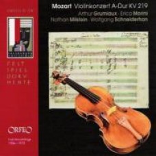 莫札特：《A大調小提琴協奏曲,KV219》（薩爾茲堡音樂節1956-1973的四個實況版本）