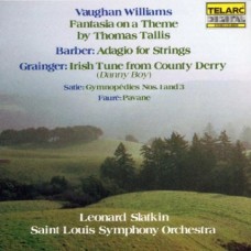 佛漢．威廉士：泰利斯主題幻想曲、巴伯：弦樂的慢板、佛瑞：巴望舞曲　Vaughan Williams、Baber、Grainger、Faure、Satie