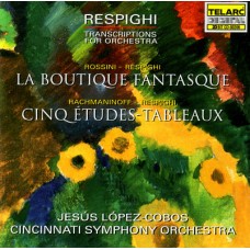 羅西尼：「奇妙的玩具店」（怪店）拉赫曼尼諾夫：「音畫練習曲」（管絃樂版）  Respighi: transcriptions for Orchestra