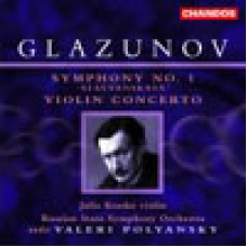 葛拉祖諾夫：第一號《斯拉夫》交響曲∕小提琴協奏曲 Glazunov:Symphony No.1/Violin Concerto-Krasko/Rsso/Polyansky