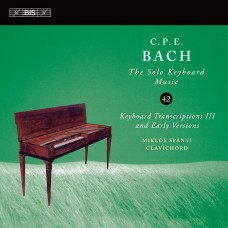 C.P.E.巴哈: 鍵盤獨奏曲第42集 米克羅許.史帕尼 大鍵琴	Miklos Spanyi / C.P.E Bach: Solo Keyboard Music, Vol. 42