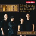 溫伯格: 弦樂四重奏,第六集 第10,12,17號 阿卡迪亞四重奏	Arcadia Quartet / Weinberg: String Quartets, Vol. 6