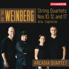 溫伯格: 弦樂四重奏,第六集 第10,12,17號 阿卡迪亞四重奏	Arcadia Quartet / Weinberg: String Quartets, Vol. 6