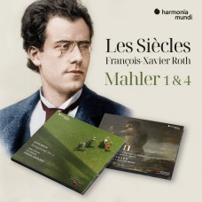 (2CD) 馬勒: 第1,4號交響曲 芳斯瓦-澤維爾.羅斯 指揮 世紀樂團	Les Siecles, Francois-Xavier Roth / Mahler: Symphonies 1 & 4